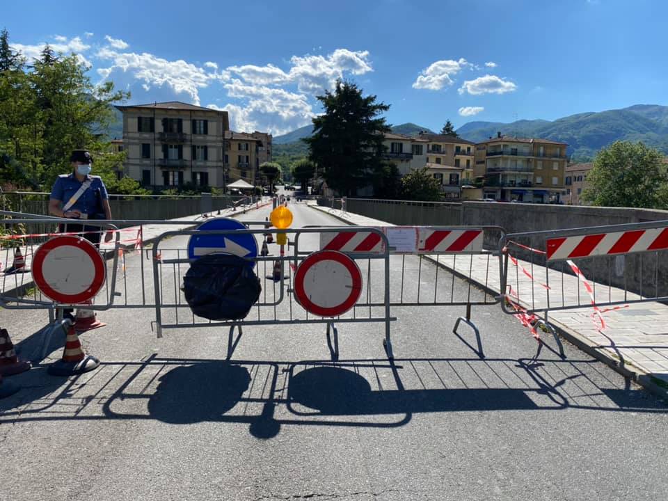 Chiuso il ponte Zambeccari