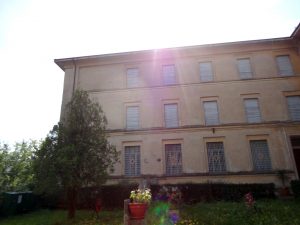 La facciata interna del Liceo Classico Vescovile “Mons. Marco Mori”