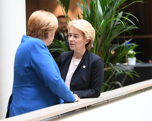 Angela Merkel e Ursula von der Leyen