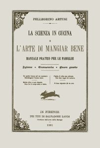 Frontespizio della prima edizione de "L'arte di mangiare bene" del 1891