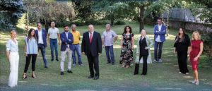 Foto di gruppo dei candidati della lista “Villafranca Libera”