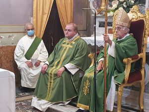 Don Fabio Arduino con il Vescovo Giovanni