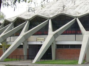 Il Palazzetto dello Sport progettato da Vitellozzi e Nervi per le Olimpiadi di Roma