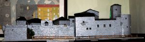 La realizzazione in mattoncini del Castello del Piagnaro