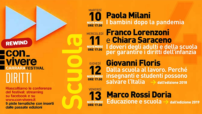 ConVivere non si ferma e rilancia: sul web le conferenze dell’edizione 2020 ConVivere non si ferma e rilancia: sul web le conferenze dell’edizione 2020