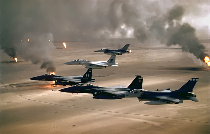 Trent’anni fa con “desert storm” iniziava la Guerra del Golfo contro Saddam Hussein Trent’anni fa con “desert storm” iniziava la Guerra del Golfo contro Saddam Hussein