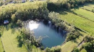 Il laghetto di Groppoli che diverrà luogo di sosta e aggregazione sociale