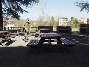 Villafranca Lavori di abbellimento e valorizzazione Parco Tra la Cà - Zona tavoli e Barbecue (Foto Massimo Pasquali)