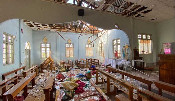 In Myanmar bomba su una chiesa a Loikaw