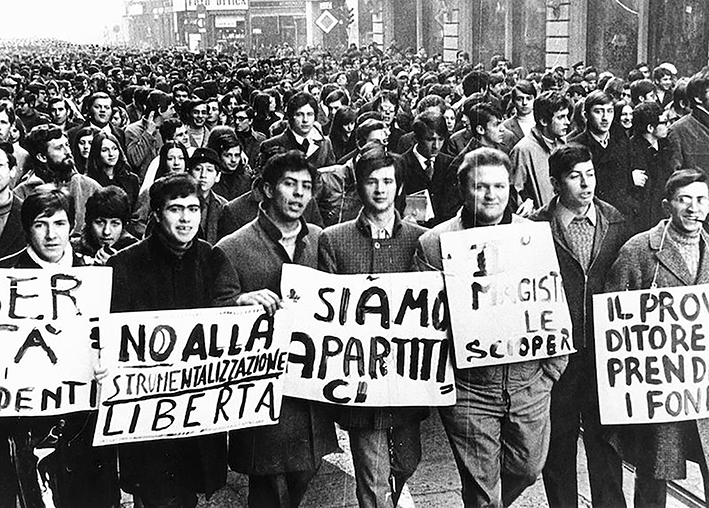 L’infinita ansia di vita nelle contestazioni del Sessantotto L’infinita ansia di vita nelle contestazioni del Sessantotto