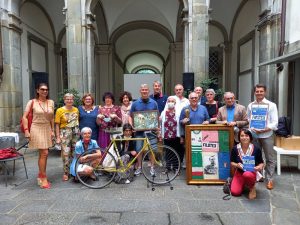 Alcuni dei partecipanti al convegno dedicato ad Ugo Colombo organizzato dai Veterani Sportivi e dal Panathlon.