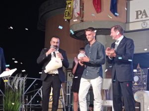 La premiazione di Giulio Maggiore nell'ambito del Premio Scarabello