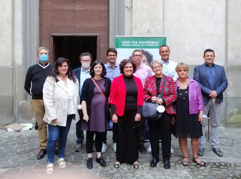 I candidati della lista "Pontremoli Più"