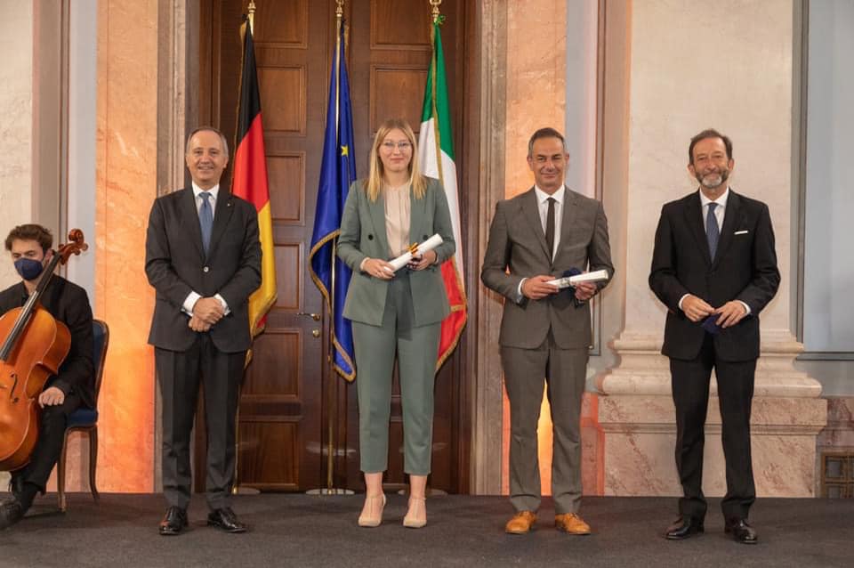 Il comune di Fivizzano premiato per la cooperazione Italia-Germania Il comune di Fivizzano premiato per la cooperazione Italia-Germania