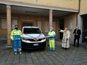 La benedizione del nuovo mezzo della Venerabile della Misericordia
