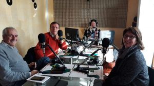 Un momento di una trasmissione di Radio A