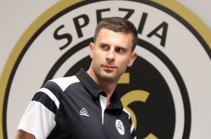 L'allenatore dello Spezia Calcio Thiago Motta