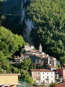 Un suggestivo scorcio di Equi Terme