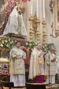 La terza serata del triduo, con mons. Alberto Silvani. (foto Walter Massari)