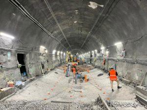 I lavori sulla tratta ferroviaria Parma-La Spezia, tra Pontremoli e Borgotaro