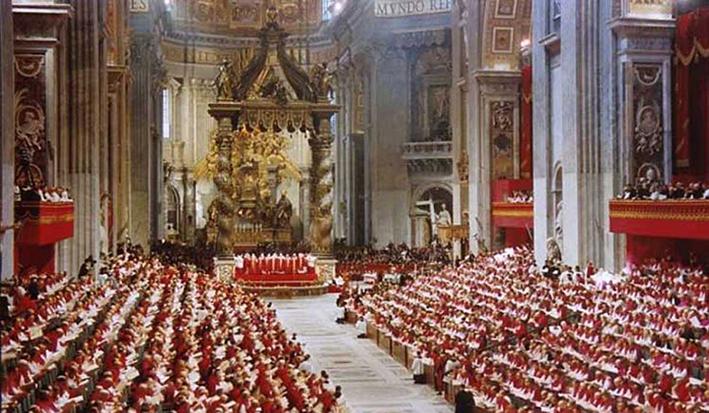 Il vescovo mons. Fenocchio tra i padri del Concilio Vaticano II Il vescovo mons. Fenocchio tra i padri del Concilio Vaticano II