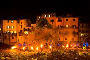 Falò San Nicolò 2023 (foto Walter Massari)