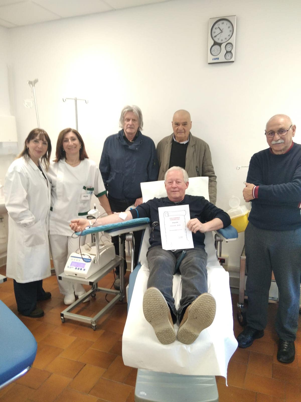 AVIS Fivizzano: l’ultima donazione di Walter Rosi e il ringraziamento a Lorenzo Baldin AVIS Fivizzano: l’ultima donazione di Walter Rosi e il ringraziamento a Lorenzo Baldin