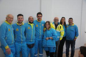 Il gruppo dei formatori con i dirigenti della Misericordia di Bagnone