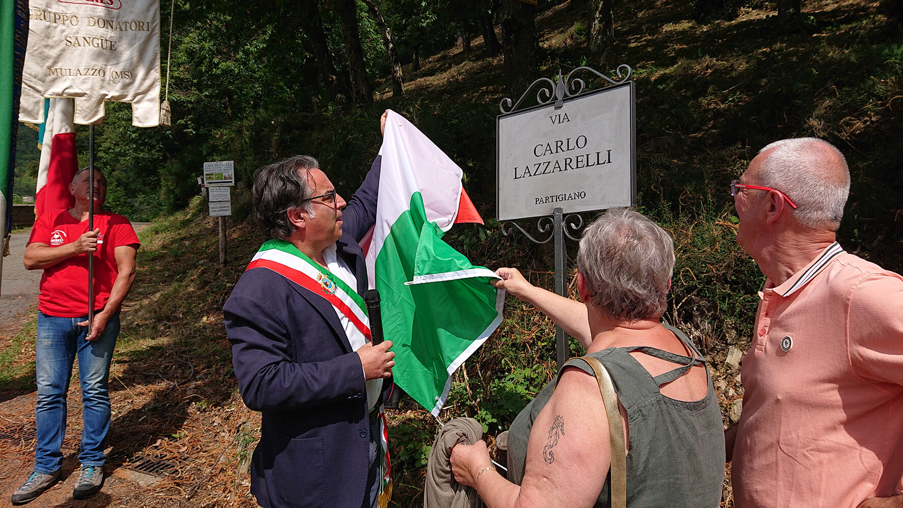 Montereggio ha commemorato il partigiano Carlo Lazzarelli