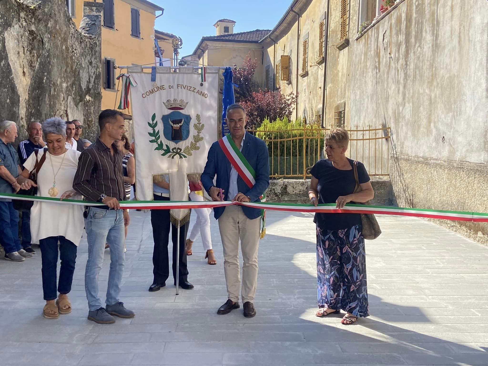 Monzone: inaugurata la nuova pavimentazione Monzone: inaugurata la nuova pavimentazione
