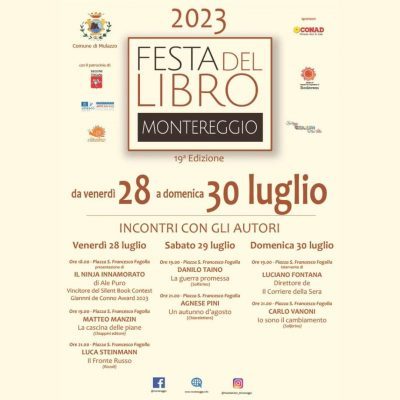 Locandina Festa del Libro 2023 a Montereggio