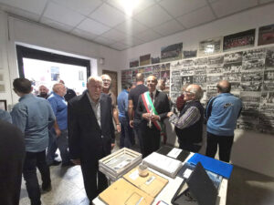 L'interno del museo dedicato alla lunga storia calcistica del Monzone