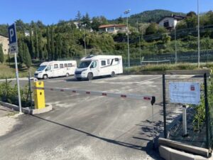 La nuova area camper a Fivizzano