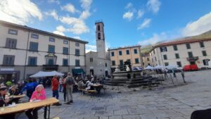 Piazza Medicea a Fivizzano.
