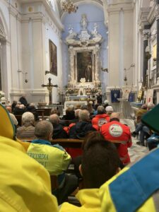 Un momento della Santa Messa in occasione della Madonna di San Luca