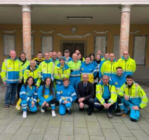 Il gruppo della Misericordia di Pontremoli