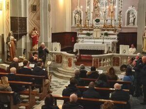 Un momento della festa di Santa Cecilia a Casola