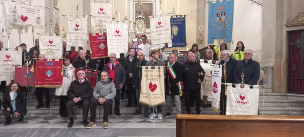 I labari dei donatori durante la Santa Messa a Bagnone