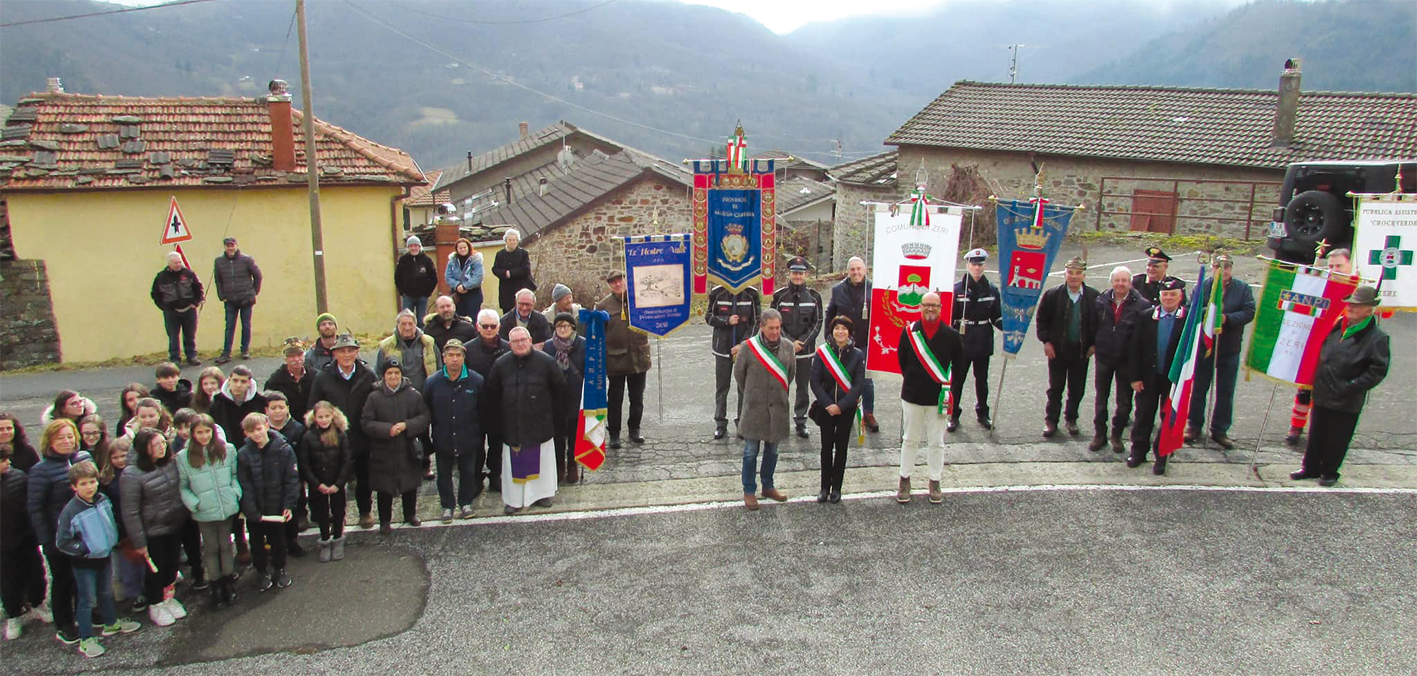 Zeri non dimentica le vittime del rastrellamento del gennaio 1945 Zeri non dimentica le vittime del rastrellamento del gennaio 1945