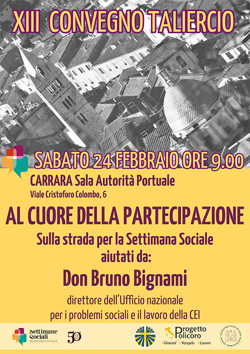 “Al cuore della partecipazione”: il 13.mo Convegno mons. Taliercio “Al cuore della partecipazione”: il 13.mo Convegno mons. Taliercio