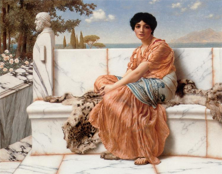 Saffo: rara presenza della donna nella creazione artistica Saffo: rara presenza della donna nella creazione artistica