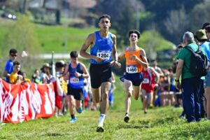 Yassine Lamnaouar, della Polisportiva Pontremolese, oro nella categoria Juniores