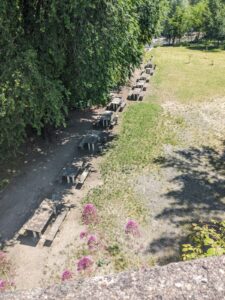 Il Parco della Torre subito dopo l'opera di pulizia dei volontari