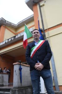 Matteo Leonardi, il nuovo sindaco a Casola (foto Massimo Pasquali)