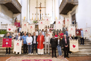 Un momento della celebrazione della festa dei Fratres alla SS. Annunziata (Foto Walter Massari)