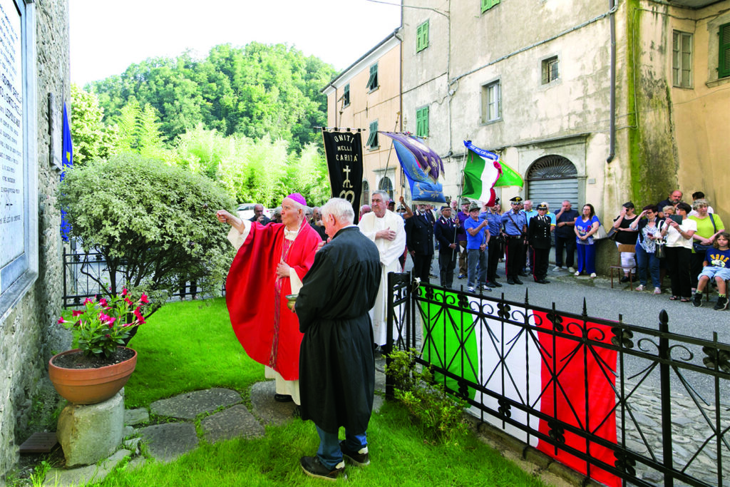 Un momento della celebrazione alla SS Annunziata