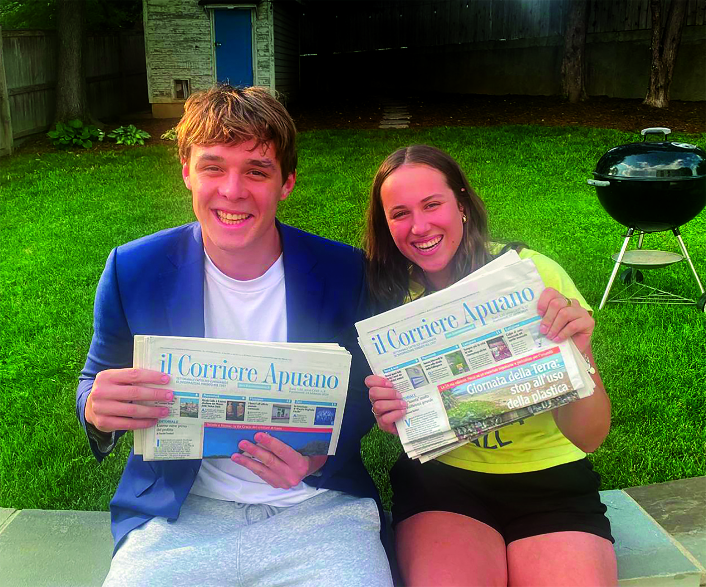 Ciao Armando… anche a Washington si continua a leggere il Corriere Apuano