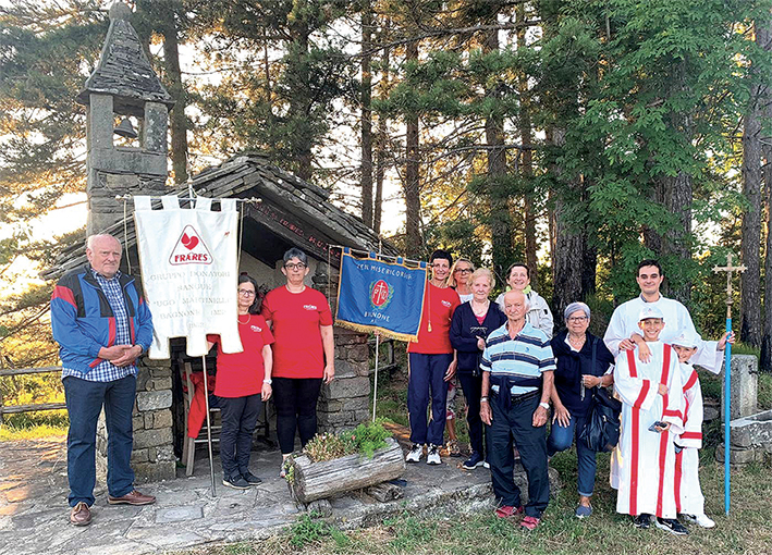 Terza tappa del “Cammino con Maria” alla Madonna del Monte Terza tappa del “Cammino con Maria” alla Madonna del Monte