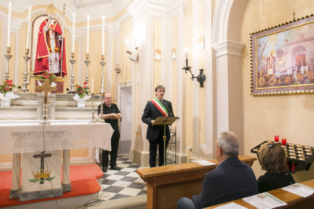 L'intervento del sindaco Jacopo Ferri (Foto Walter Massari)