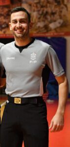 Il pontremolese Samuele Montano. Ufficialmente arbitro di serie B di Basket